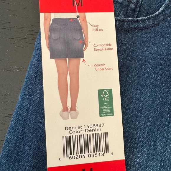 NWT Denim Blue Women's Skirt - Picture 7 of 12